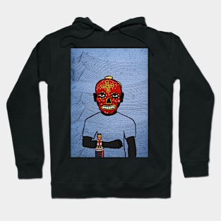 Unique MaleMask Digital Collectible with MexicanEye Color and FreakSkin on TeePublic Hoodie